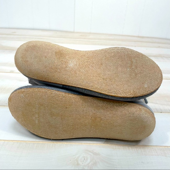 Disctrict by Sole Grey Wool ReCork Felt Zip Boots Sz 8 Stride Recycled Rubber - Picture 11 of 11